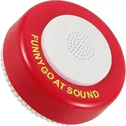 MOLUCKFU Sensory Toys Goat Button Halloween Party Game Screaming Goats Buttons Screaming Goat Screaming Sheep Warning Buzzers Funny Goat Sound Button Toys Sound Buttons Red Abs Fidget Toy