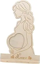 Alipis Wooden Sonogram Picture Frame Elegant Desktop Photo Frame for Birth Memories Lightweight Material Exquisite Workmanship for Nursery Decoration