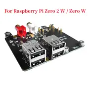 X302 HiFi DAC HAT Audio Card & USB HUB for Raspberry Pi Zero 2 W / Zero W