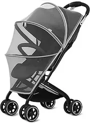 [Pacify] Universal Mosquito Net for Stroller Double Zipper Mesh Pram Mosquito Net Protection Cover for Pushchair Car Seat Buggy Bassinet Carrycot Cradles