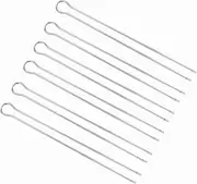 BBQ Skewers Set - 6Pcs Metal BBQ Grilling Fork Sticks Skewer Grill Set Outdoor Picnic Camping Barbecue