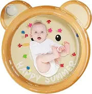 Baby Water Mat,Inflatable Cartoon Sensory Water Mat | Built-in Floating Stars, Portable Activity Center for Boys and Girls