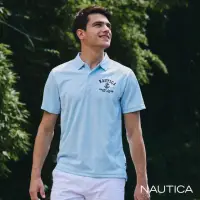 在飛比找momo購物網優惠-【NAUTICA】男裝 船錨圖騰短袖POLO衫(藍)