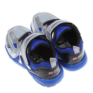 童鞋(15~21公分)Moonstar日本Carrot宇宙藍銀色兒童機能運動鞋I2I141Q