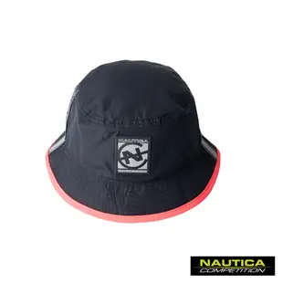 Nautica COMPETITION撞色立體LOGO漁夫帽-黑色