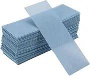 X AUTOHAUX 50 Pcs Sanding Discs Wet Dry Waterproof Hook&Loop Sandpaper for Woodworking, Automotive Refinishing 2.76Inch x 7.8Inch 240 Grit Blue Ceramic Abrasive