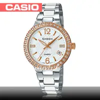 在飛比找ETMall東森購物網優惠-【CASIO 卡西歐 SHEEN 系列】夏日新品_施華洛世奇