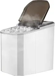 Fully Automatic Ice Maker, Energy-Saving LED Display, Intelligent, Efficient, Fast and Small Silent Ice Cube Ice Maker