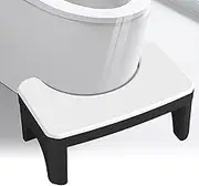 Adult Toilet Stool for Bathroom, Toilet Potty Stool with Non-Slip Feet, Squat Aid Stool, Portable Toilet Stool, Adult and Children