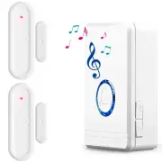 Door Sensor Chime Wireless Window Entry Alarm Security for Kids Dog with 2Sensor
