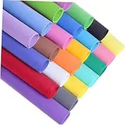 20pcs Handmade Sponge Craft Paper 1mm Thick Colorful Eva Sheets 50x50cm Handcraft Materials Scrapbooking Home Decor Random Color