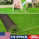 4 x 1M Artificial Grass Fake Lawn Realistic 20mm Garden Lawn Grass Astro Turf US