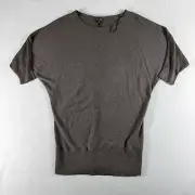 Phase Eight Mushroom Short Sleeve Carmelina Knit Tunic Women's 16 New With Tags