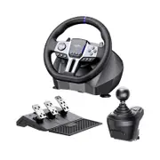 PXN V9 GEN2 Racing Wheel for Xbox PC PS4 Switch - 270/900 Wheel Pedals Shifter - Gaming Simulator Parts Driving Pedals