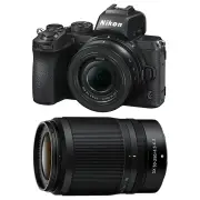 Nikon Z50 Camera Kit w/ Z DX 16-50mm f/3.5-6.3 VR & 50-250mm VR Lens
