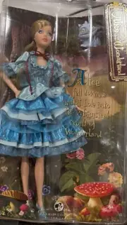 Alice In Wonderland 2007 Silver Label Barbie With Cheshire Cat Mattel New NRFB