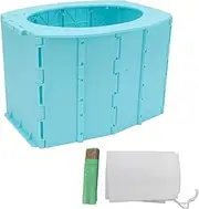 Grcfumo Travel Potty for Toddler, Easy Cleaning ABS Kids Portable Toilet, Folding Toddler Potty for Outdoor Emergency Camping