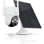 Uniden App Cam SOLO X2K PT Kit - 100% Wirefree 2K Super HD Outdoor Pan & Tilt Camera Kit Including Solar Panel