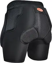 BenKen Ski Butt Protection Shorts - Anti-Collision Ski Protective Equipment, Impact Resistant Protective Padded Shorts, Stretch Lycra for Skateboarding, Skiing, Cycling, Men/Women