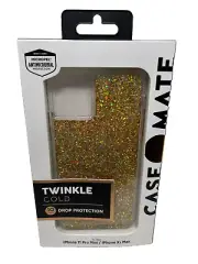 Case-Mate Twinkle Glitter Gold Phone Case for iPhone 11 Pro Max/Xs Max NEW