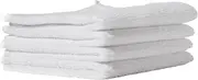 Furniture Clinic Pack of 4 Microfibre Cloths – Lint Free - White Cleaning Cloths - Reusable and Washable