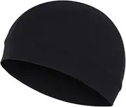 [Rwoythk] Skull Cap Helmet Lining and Running Hat, Multifunctional Lightweight Beanies Hats, Robust Headgear, Helmet Lining Hat with Mask, Ultimate Performance Moisture Wicking, for Men Women Black,