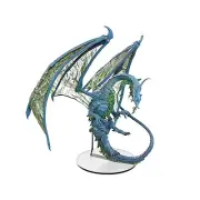 WizKids Dungeons & Dragons Icons of the Realms Adult Moonstone Dragon Figure