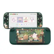 GeekShare Slim Protective Case for Nintendo Switch 2025 Hard Shell Bunny Garden