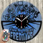 LED Clock Five Nights at Freddy’s LED Light Vinyl Record Wall Clock 2689