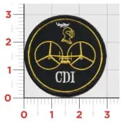 MARINE CORPS VMM-165 WHITE KNIGHTS V-22 CDI HOOK & LOOP EMBROIDERED PATCH