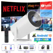 Portable 4K Mini LED Projector 4G WiFi Android 13 Home Cinema 1080P Video HDMI