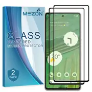 [2 Pack] Google Pixel 7 (6.3") Tempered Glass Full Coverage Crystal Clear Premium 3D Edge 9H HD Screen Protector by MEZON (Pixel 7, HD Full) – FREE EXPRESS