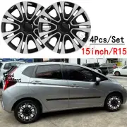 For Honda Fit 2015 2016 2017 15" 4Pcs Wheel Covers Snap On Hub Caps R15 Steel US