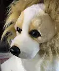 Hansa Creations 3993 Realistic 20” Papillon Dog Tan White - Amazing Eyes… NEW