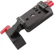 Vertical Camera Mount, Rail Clamp Mounting Plate with Cold Shoe 1/4 3/8 Vertical Camera Mount for DJI RS3 RS2 RS3PRO