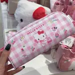 MINISO名創優品HELLOKITTY50週年大拉鏈筆袋少女心KT貓粉色筆袋