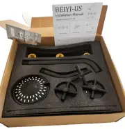 BEIYI 3 Handle Tub Shower Faucet Matte Black Shower Faucet Set, Tub BRAND NEW!