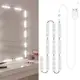 Led 化妝鏡燈 30LED 可調光觸摸控制梳妝鏡燈浴室鏡燈帶 USB 數據線 LED 燈條梳妝鏡
