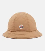 [Moncler] Moncler Logo bucket hat UK 6 5/8 beige