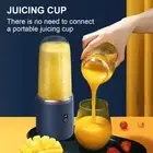 Portable Blender Bottle Multifunction Juice Blender Fresh Electric 6 Blades Good