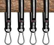 Tree Swing Hanging Kit - 4 PCS 55Cm / 22Inches Heavy Duty Straps Holds 440 Lbs w