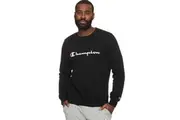 Champion Men's Script Crew Sweater - Black