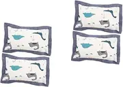 Totority 2sets Cozy Dinosaur Pillowcase Boys and Girls Pillow Cover Machine Washable Car Design Pillowcase for Toddlers 2pcs*2