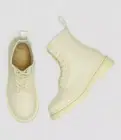 NEW IN BOX! Dr Martens 1460 Pascal Mono Leather Toile Cream Boots Size UK 5