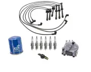 Ignition Wires Spark Plugs Rotor & Cap 10pc Kit Mazda 626 2.5L 95-97