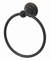 Vintage Towel Ring, Brushed Bronze -231171