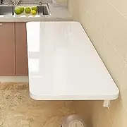 Wall Mounted Folding Table for Laundry Room, Wall Mounted Fold Down Desk for Small Saving Spaces,Floating Desk for Dining, Room, Study, Kitchen, Dinne