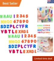 72PCS Colorful EVA Foam Bath Letters & Numbers - Fun Educational Toy Set
