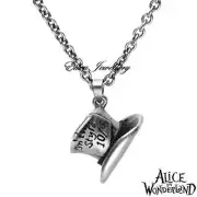 Genuine Disney Couture ALICE IN WONDERLAND Mad Hatter Necklace RARE Collectible