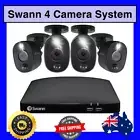 New Swann 4 Camera 1080p DVR System Home Security Spotlight Night Vision Full HD